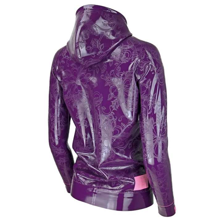 Hoodie FLORAL  „LOOSE FIT“ Latex Laser Edition